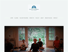 Tablet Screenshot of lotusgardensyoga.com